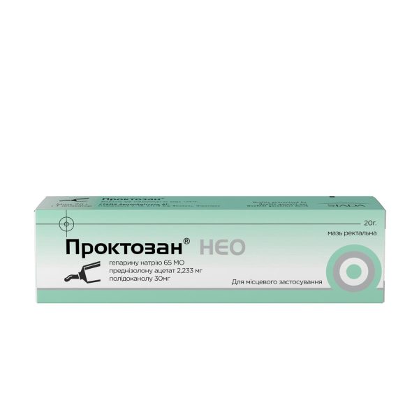 Proctosan Neo rectal ointment tube of 20 g with an applicator