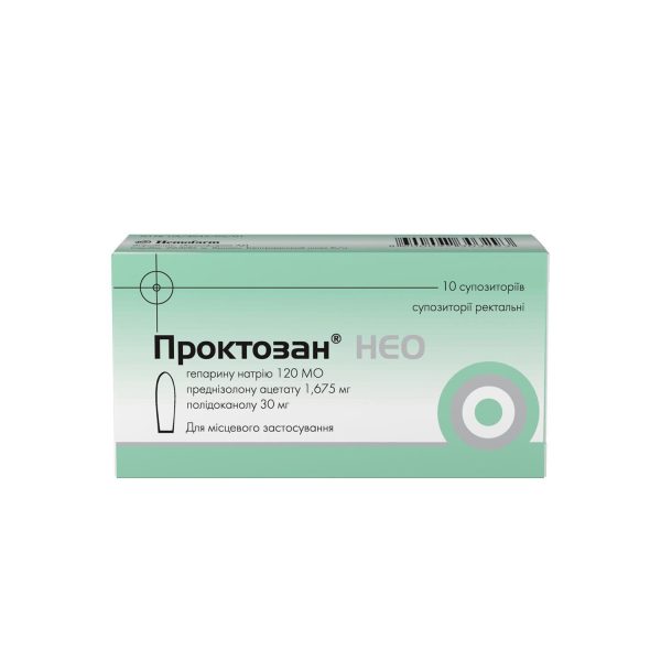 Proctosan Neo rectal suppositories 10 pcs.