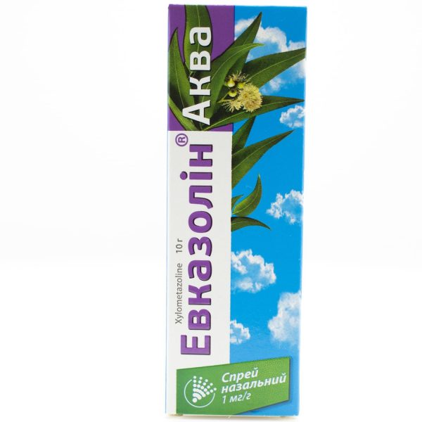 Eucazolin Aqua nasal spray 1 mg/g bottle 10 ml