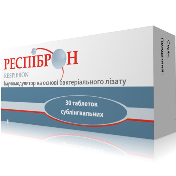 Respibron sublingual tablets 30 pcs