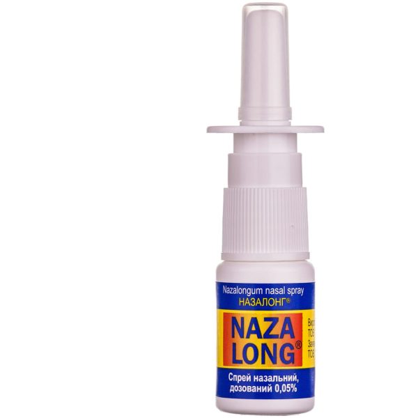 Nasalong nasal spray dosed 0.05% bottle of 10 g