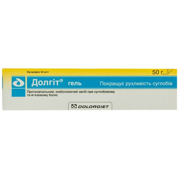 Dolgit gel 50 mg/g tube 50 g
