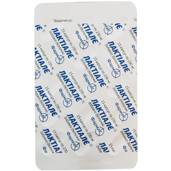 Dietary supplement for the regulation of intestinal microflora Laktiale Synbiotic (probiotic + prebiotic) capsules 30 pcs.