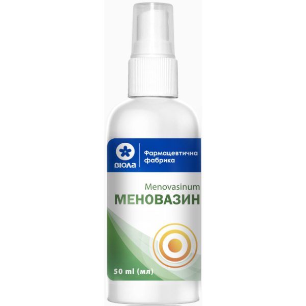 Menovasin solution for external use alcohol bottle with sprayer 50 ml