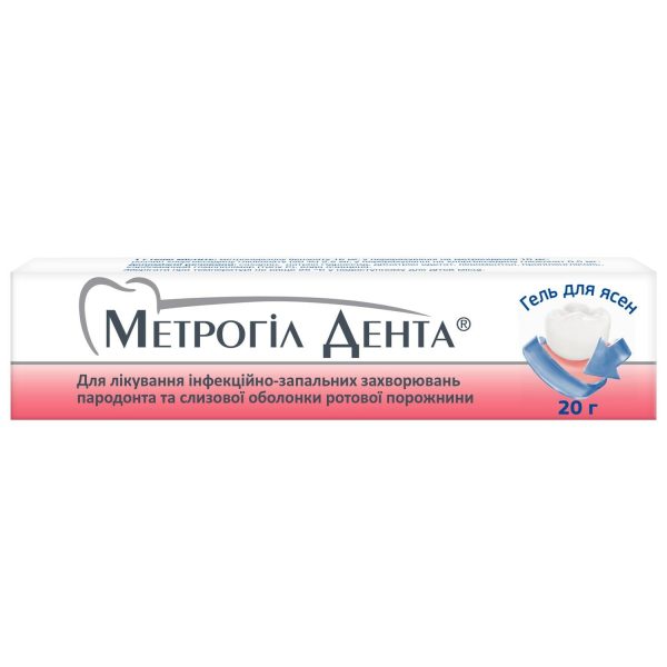 Metrogyl denta gel tube 20 g