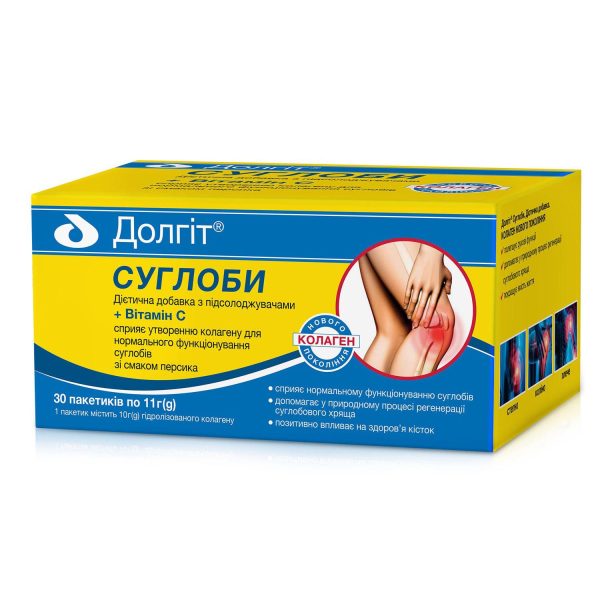 Dolgit Joints powder contributes to the normal functioning of joints in sachets of 11 g, a package of 30 pcs