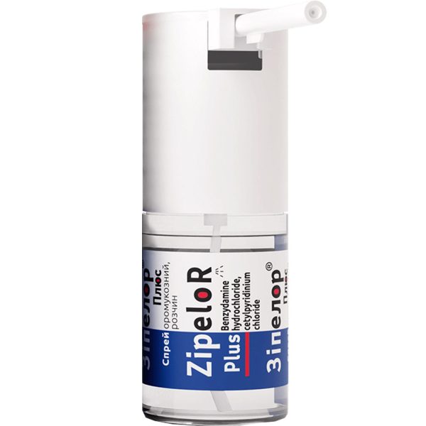 Zipelor Plus spray oromucosal solution 1.5 mg/ml + 5.0 mg/ml bottle 30 ml
