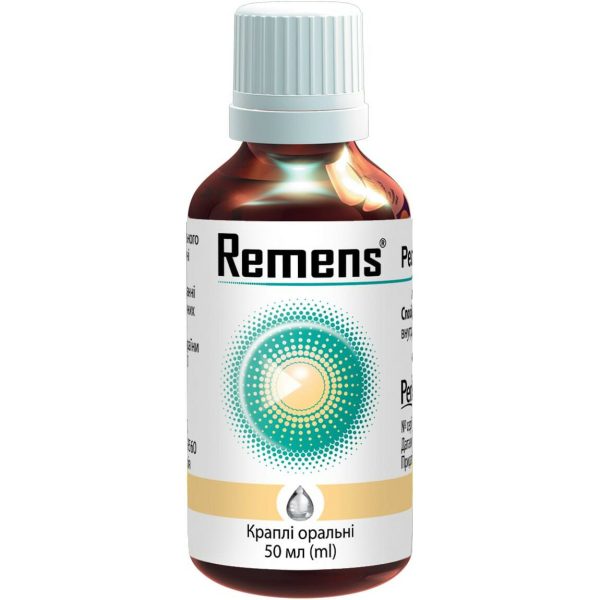 Remens oral drops dropper bottle 50 ml