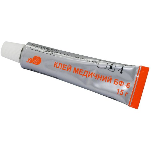 Medical glue liquid for external use BF-6 tube 15 g