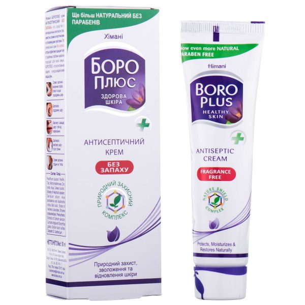 Antiseptic cream Boro Plus Healthy Skin series lilac odorless 50 ml
