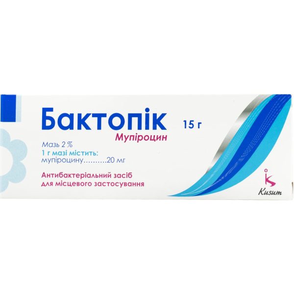 Bactopic ointment 2% tube 15 g