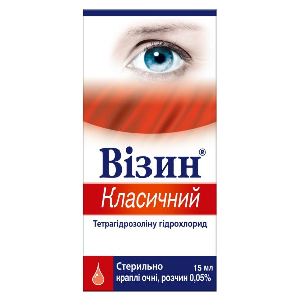 Visine Classic eye drops solution 0.05% bottle 15 ml