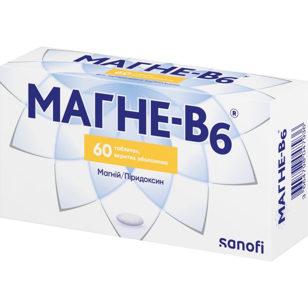 Magne-B6 film-coated tablets 60 pieces
