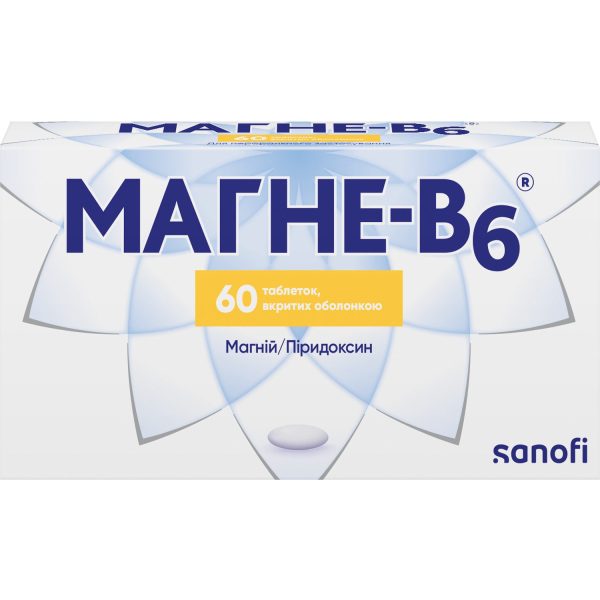 Magne-B6 film-coated tablets 60 pieces