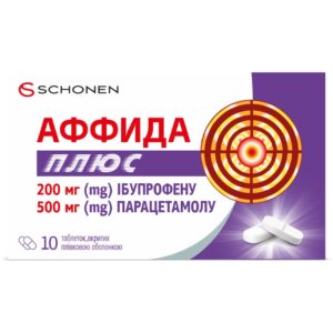 Affida Plus film-coated tablets 200 mg/500 mg blister 10 pcs.