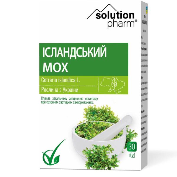 Herbal tea Icelandic moss 30 g Solution pharm