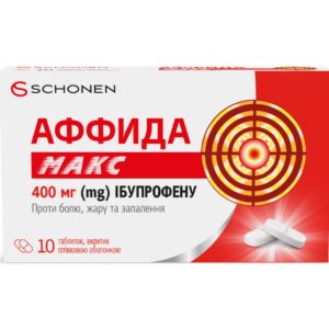 Affida Max film-coated tablets 400 mg blister 10 pcs.