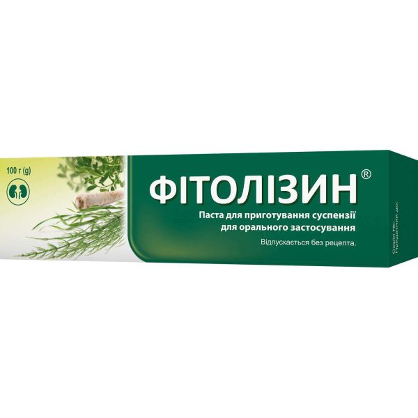 Phytolysin paste for preparation of suspension for oral use tube 100 g