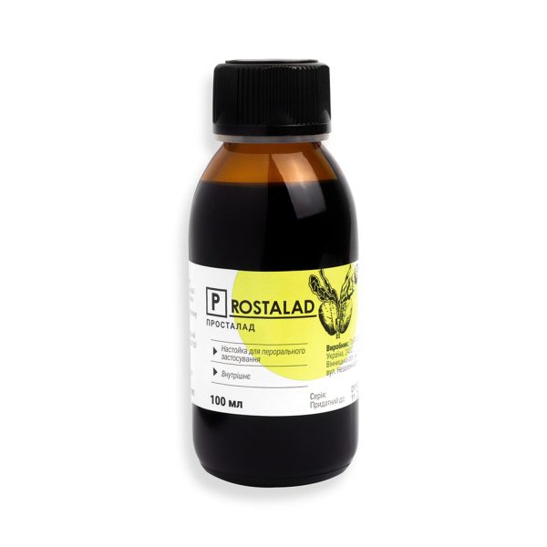 Prostalad tincture for oral use in 100 ml bottles