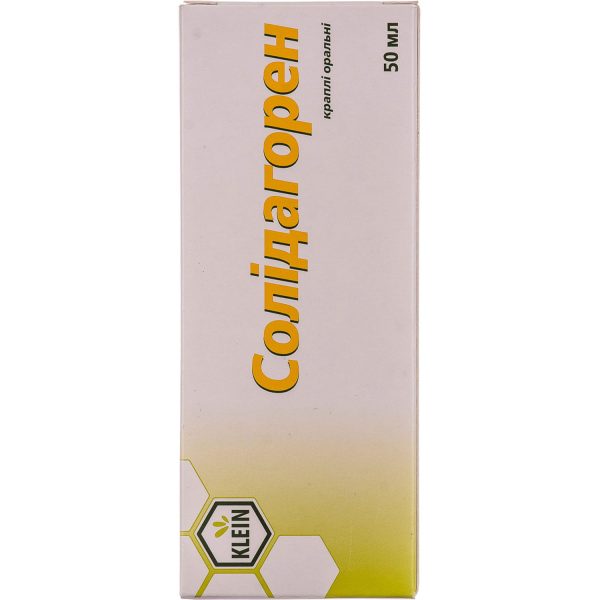 Solidagoren oral drops bottle with dropper 50 ml