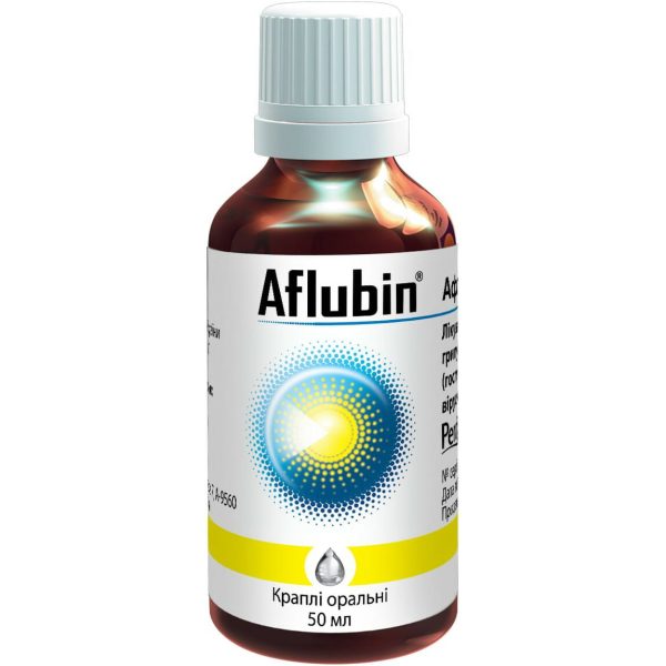 Aflubin oral drops dropper bottle 50 ml