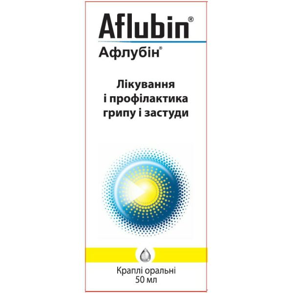 Aflubin oral drops dropper bottle 50 ml