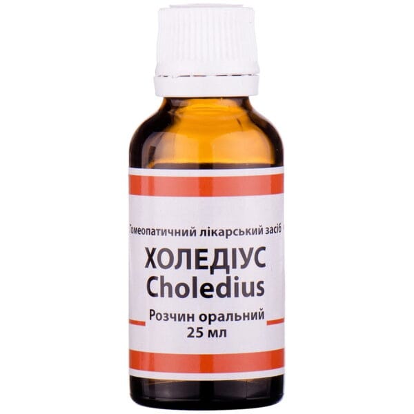 Choledius oral solution 25 ml bottle