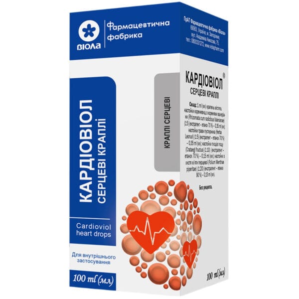 Cardioviol oral drops bottle 100 ml