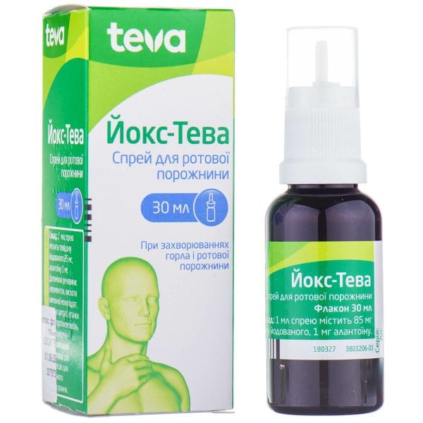Jox Teva oral spray with atomizer bottle 30 ml