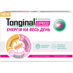 Tonginal Express tablets energy for the whole day 20 pcs.