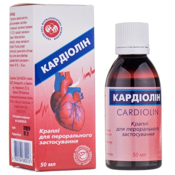 Cardiolin drops for oral use bottle 50 ml