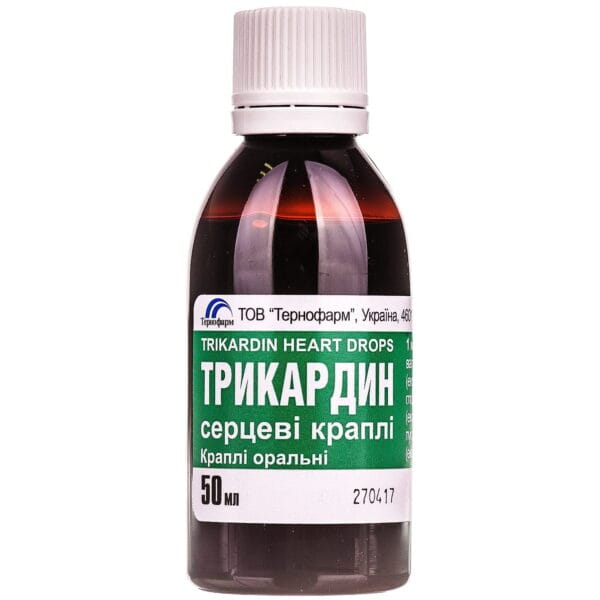 Tricardin heart drops oral drops bottle 50 ml
