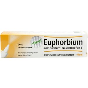 Euphorbium Compositum Nasentropfen S nasal spray with nebulizer 20 ml