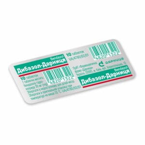 Dibazol Darnitsa tablets 20 mg 10 pcs