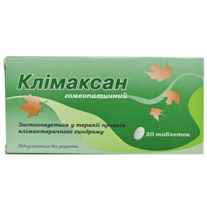 Climaxan homeopathic tablets blister 20 pcs Lithuania