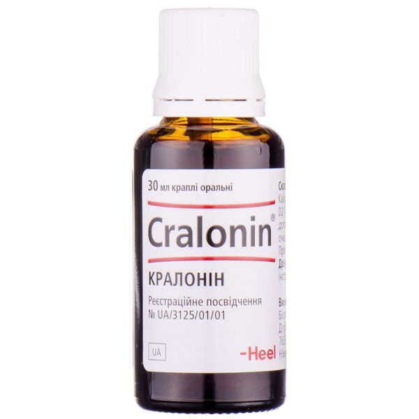 Cralonin oral drops dropper bottle 30 ml