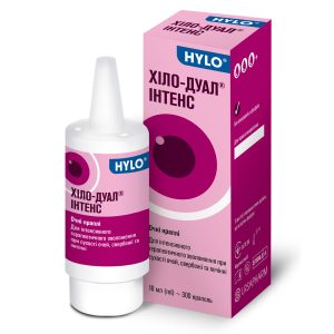 Hylo-Dual Intense moisturizing eye drops for dry eyes, bottle 10 ml