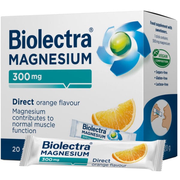 Biolectra Magnesium Direct with orange flavor 20 pcs