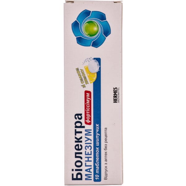 Biolectra Magnesium Fortissimum effervescent tablets tube 10 pcs