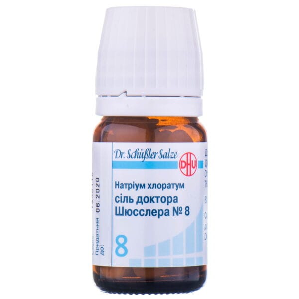 Sodium chloratum salt Dr. Schussler No. 8 tablets in a bottle 80 pcs