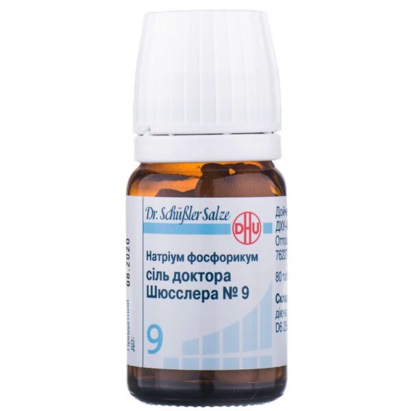 Sodium phosphoricum salt Dr. Schussler No. 9 tablets in a bottle 80 pcs