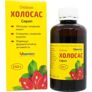 Cholosas syrup bottle 250 g