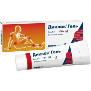 Diclac gel 5% tube 100 g
