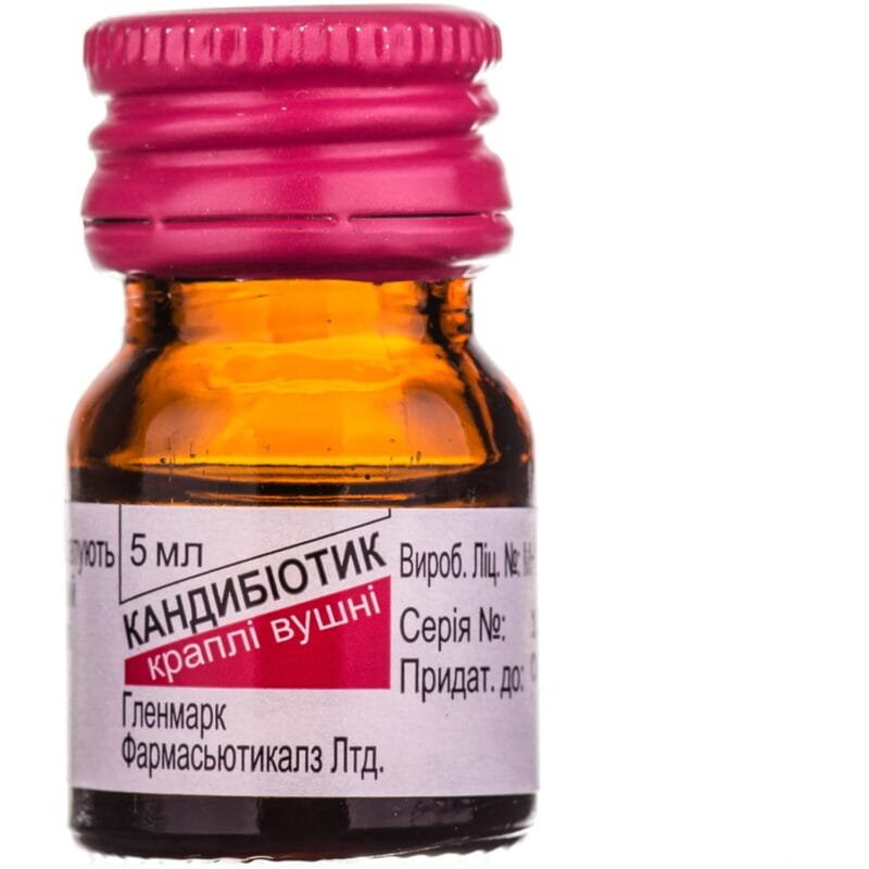 Candibiotic ear drops 5 ml bottle with pipette cap - Online drugstore