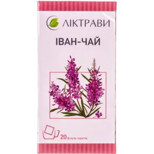 Ivan Chai (fireweed, rosebay willowherb) phytotea in filter bags of 1.5 g 20 pcs