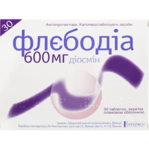 Phlebodia 600 film-coated tablets of 600 mg, 30 pcs