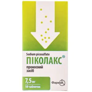 Picolax tablets of 7.5 mg, blister of 10 pcs