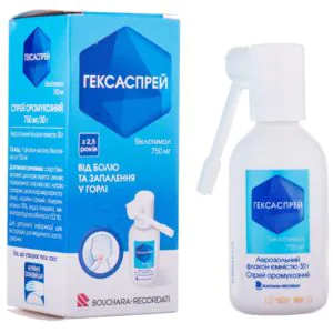 Hexaspray oromucosal spray 750 mg/30 g in a 30 g bottle