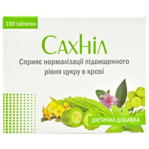 Sakhnil tablets for normalization of blood sugar level 100 pcs