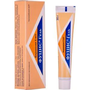 Fusys gel 5 mg/g tube of 30 g